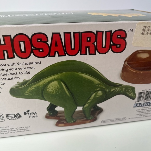 NEW 🦖The Nachosaurus! Dinosaur chip and dip or taco holder - Picture 15 of 16